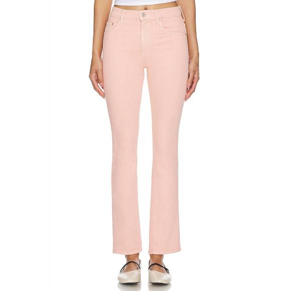 NEW MOTHER the insider hover jean in peach - Picture 1 of 4